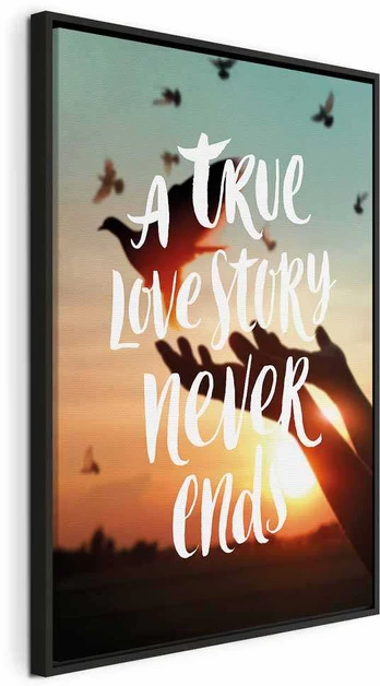 Artgeist Paveikslas - A True Love Story Never Ends (1 Part) Vertical