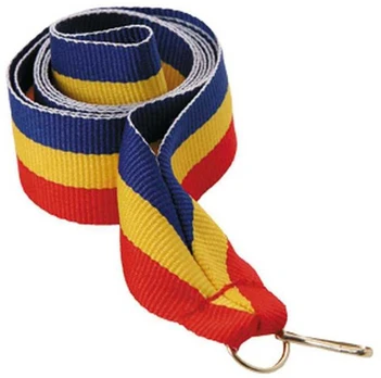 Tryumf Kaspinas 22 mm - mėlyna-geltona-raudona