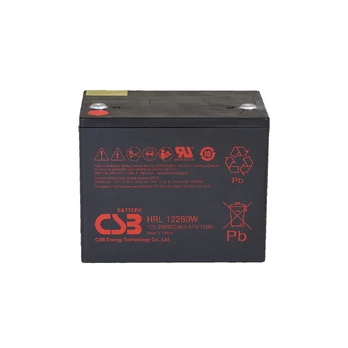 CSB Battery Battery 12V 6Ah 25W Pb F2 | HRL1225W