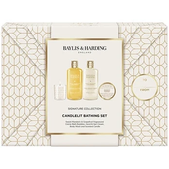Baylis & Harding Mandarin & Grapefruit Candlelit Bathing Set - Dárková sada