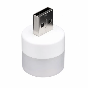 Belaidė LED naktinė lempa su USB lizdu, 2 vnt.