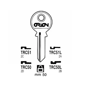 Raktų ruošinys Jma Tri Circl TRC51/TRI-9D, 1 vnt