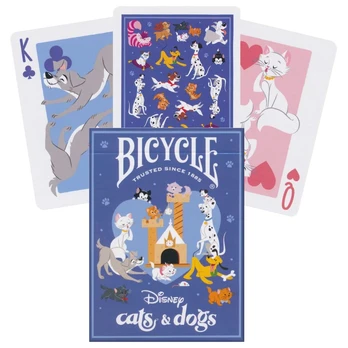 Disney Cats and Dogs žaidimo kortos Bicycle