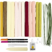 Usorteret DIY Kit - Creative Kit - Crepe Paper (97089) /Arts and Crafts kaina