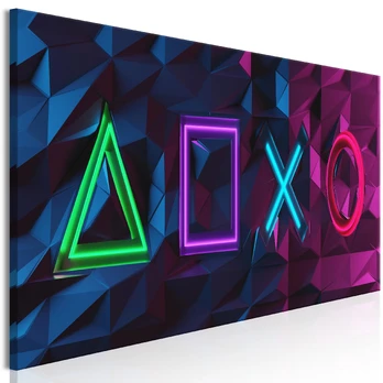 Artgeist Paveikslas - Facade of Symbols (1 Part) Narrow 120x40