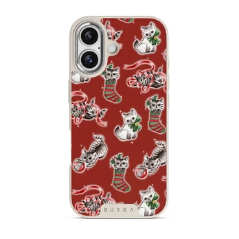 Merry Kitty - iPhone 17 Case, Elite Light (MagSafe) / Silver