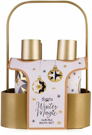 Accentra Bath set WINTER MAGIC in metal basket