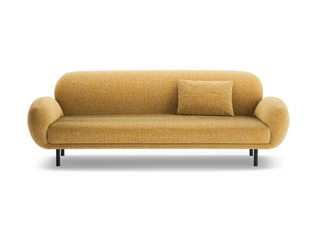 Sofa, "Poppy", 3 Seats, 208x72x82, Mustard