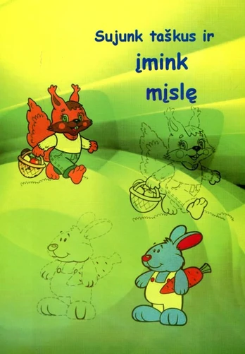 Sujunk taškus ir įmink mįslę