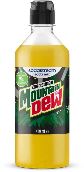 SodaStream Mountain Dew Zero 440 ml -virvoitusjuomatiiviste