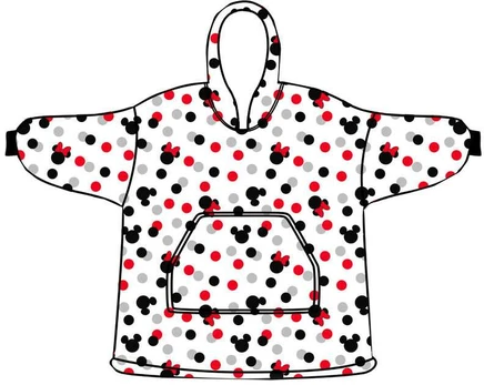 Disney Minnie oversize sweatshirt coat adult coral