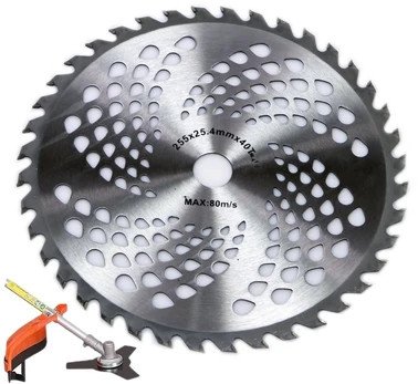 Trimerio apvalus peilis TrimBlade TB4 BERIMAX 40 dantų, 25.5 cm, 25.4 mm