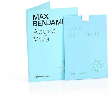 MAX BENJAMIN Aromatinė kortelė ACQUA VIVA