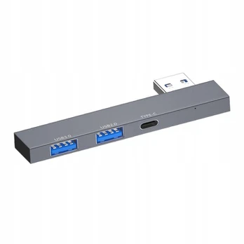 Usb 3.0 koncentratorius Usb adapteris Nešiojamas Kompaktiškas 3 viename Usb Usb3.0 Usb2.0 Tipas C