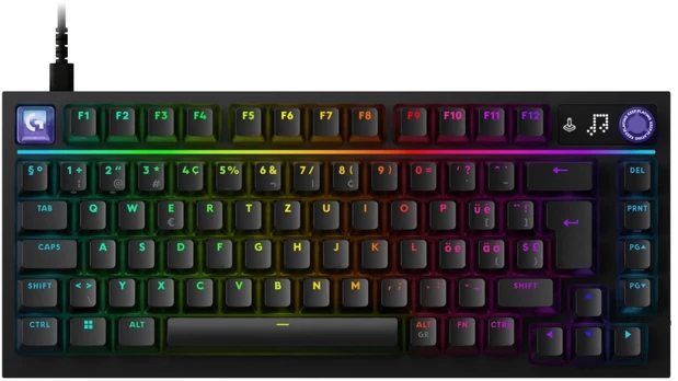 Klaviatūra LOGITECH G316 X 75, Juodas (Nordic)