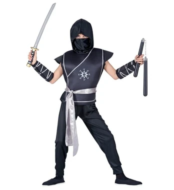 „NINJA“ (liemenė su tunika, kelnėmis, diržu, rankų apsaugomis, kauke)