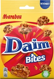 Šokolado gabaliukai MARABOU Daim bites, 145g kaina