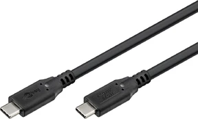 Goobay USB-C™ Cable, USB4™, 240 W, 40 Gbit/s, Power Delivery, 1 m, Juodas kaina