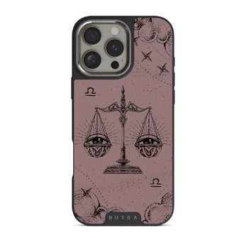 Libra - iPhone 16 Pro Case, Elite Dark (MagSafe) / Silver / Pink