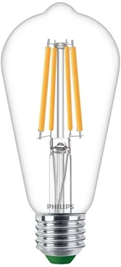 Philips Bulb, 4 W, 60 W, E27, 840 lm, 50000 h, Warm baltas