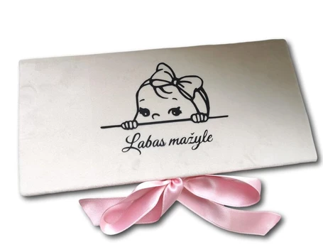 Pinigų vokelis-atvirutė "Labas mažyle"
