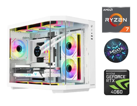 Kompiuteris Ryzen 7 8700F 32GB 1TB SSD RTX 5060 NoOS