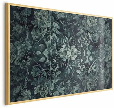 Artgeist Plakatas - Carpet Ornaments in Emerald Shades
