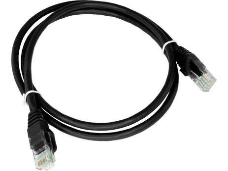 Alantec Patch-cord U/UTP kat.6 PVC 1.0m juoda ALANTEC