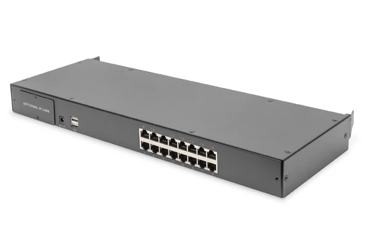 Šakotuvas Digitus | Modular Cat.5 KVM Switch | DS-72217 | 16-port
