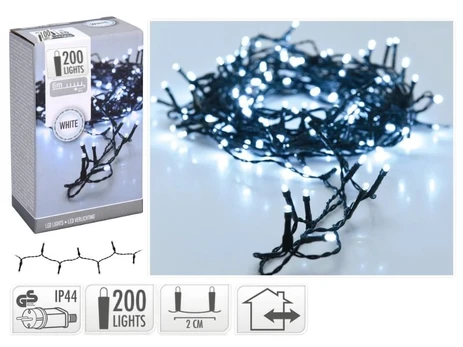 LED girlianda BLACK CW-200