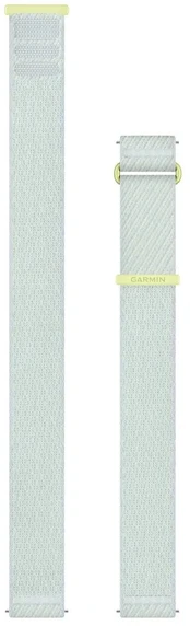Garmin watch strap Quick Release ComfortFit Fabric 20mm, citron/cloud blue