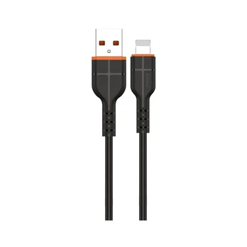 iKaku KSC-225 Lightning charging and data cable 1m/ Black