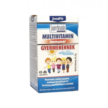 Jutavit Multivitaminai imunitetui vaikams su laktobacilomis, 45 tabletės