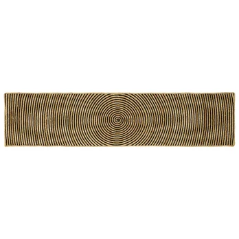 Kilimas Natūrali ir juoda 60 x 250 cm Džiutas