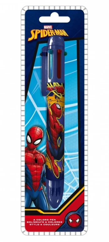 Pen 6 colours Spiderman Display 12 pcs