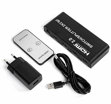 Matrix HDMI 2/2 Spacetronik SPH-M221 4K 60Hz