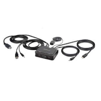 StarTech C2-H46-UAC-CBL-KVM/2-PORT HYBRID CABLE KVM SWITCH