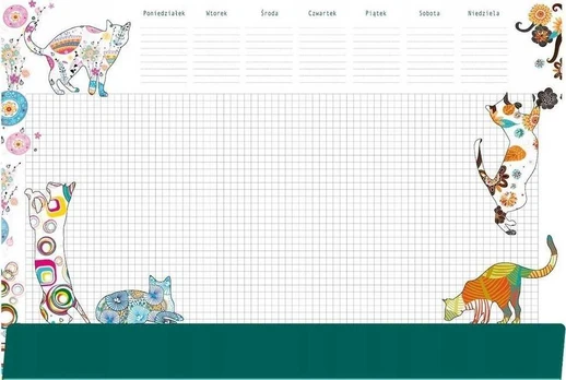 Teka Podkład na biurko notes B3 - koty