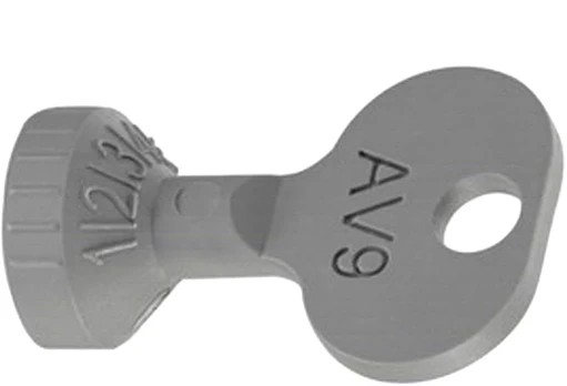 Oventrop Reguliuojamas raktas termostatinių vožtuvų AV9, ADV9, RFV9, CV9, E, Multiblock T/TU/TFU/T-RTL