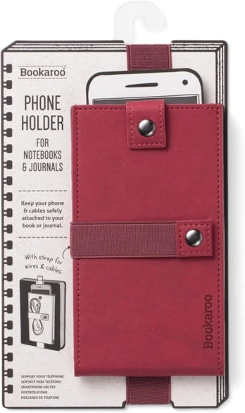 Bookaroo Phone Holder - Dark Red