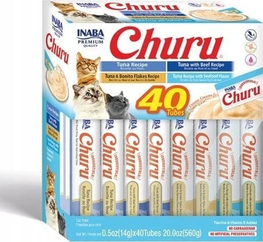 INABA Churu Varieties Tuna 40x14g tunas katėms