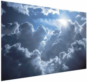Artgeist Plakatas - Lively Scene: The Sun Battling the Clouds
