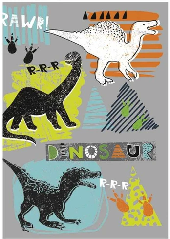 Dinozaurų Rawr A/4 elastinis aplankas