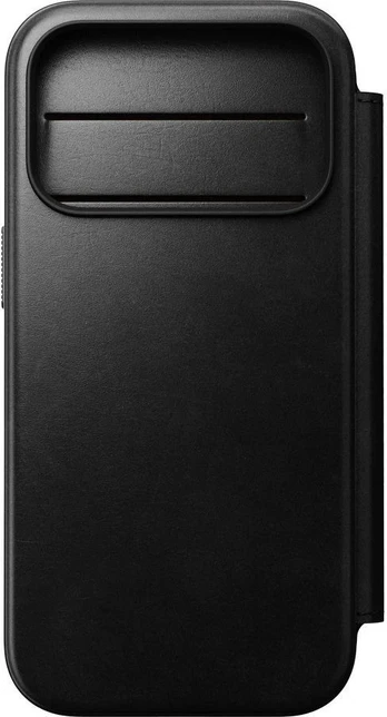 Nomad Modernus odinis folio tipo dėklas, juodas (Horween) - iPhone 18 Pro/17 Pro