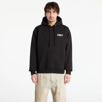 OBEY Doberman Pullover Hood Black - Dydis L (112844249-BLK Džemperiai)