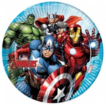 Globos Europe Bv Mighty Avengers tallerkner, 23cm