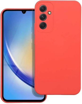 Dėklas Oem SILICONE Case for SAMSUNG Galaxy A34 5G peach