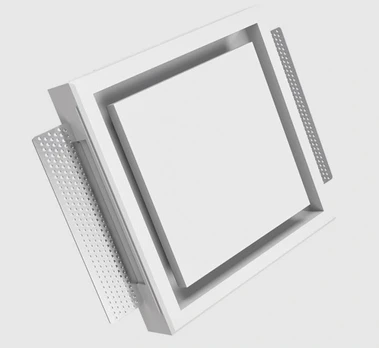 Ergovent Luftdiffuser Universal Kvadro 100mm u/ra