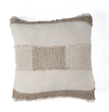 Bazaar Pagalvėlės užvalkalas 50x50x3 cm baltas linas