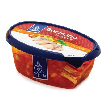 Silkių filė su paprikomis ZIGMAS BOCMANO, 300 g
